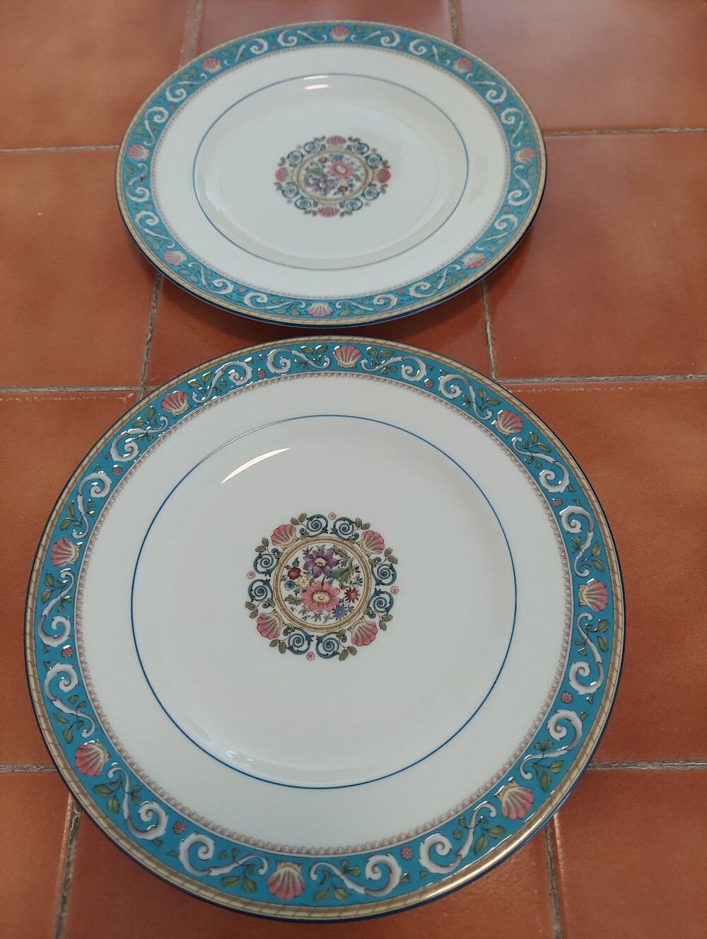 2 Wedgewood England Salads Plates